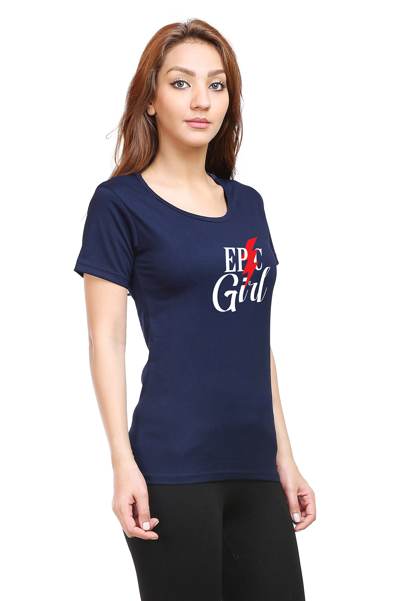 Epic Girl Women's Half Sleeve Tshirt