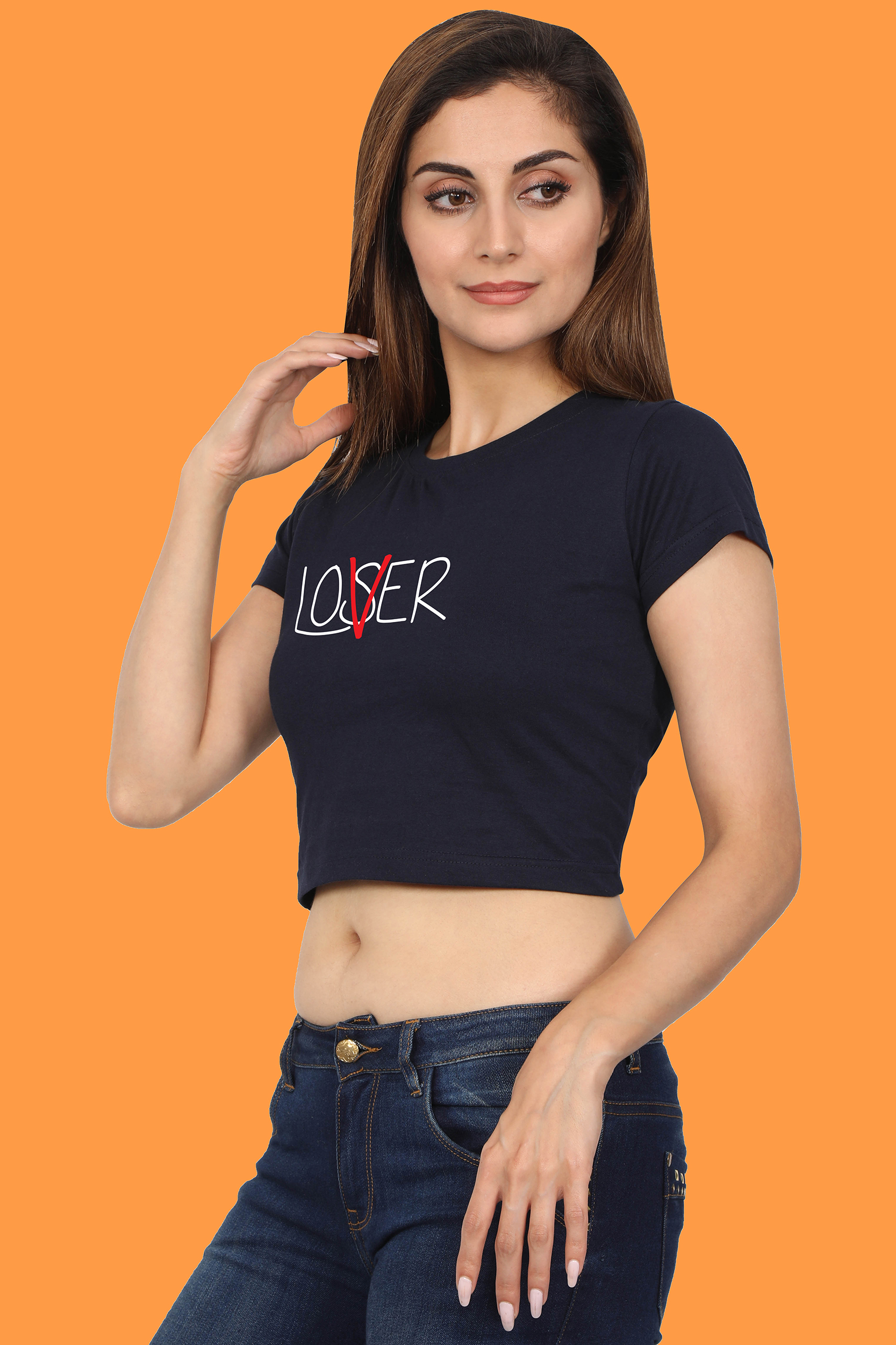 Lover Not Loser Crop Top