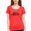 MEOW Women's Half Sleeve tshirt