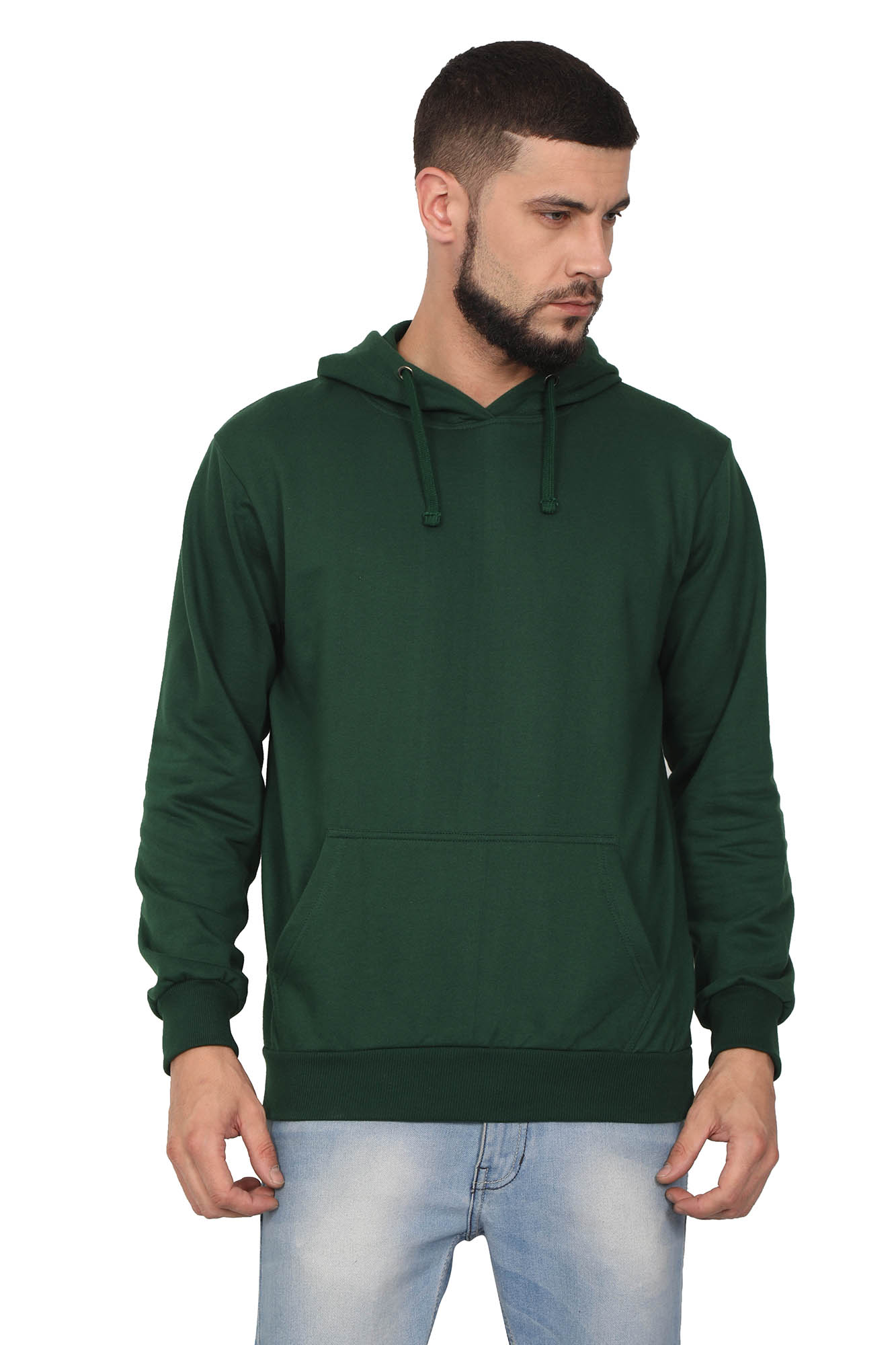 Men's Green Hoodie Sweatshirt