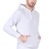 Men's White Hoodie Sweatshirt