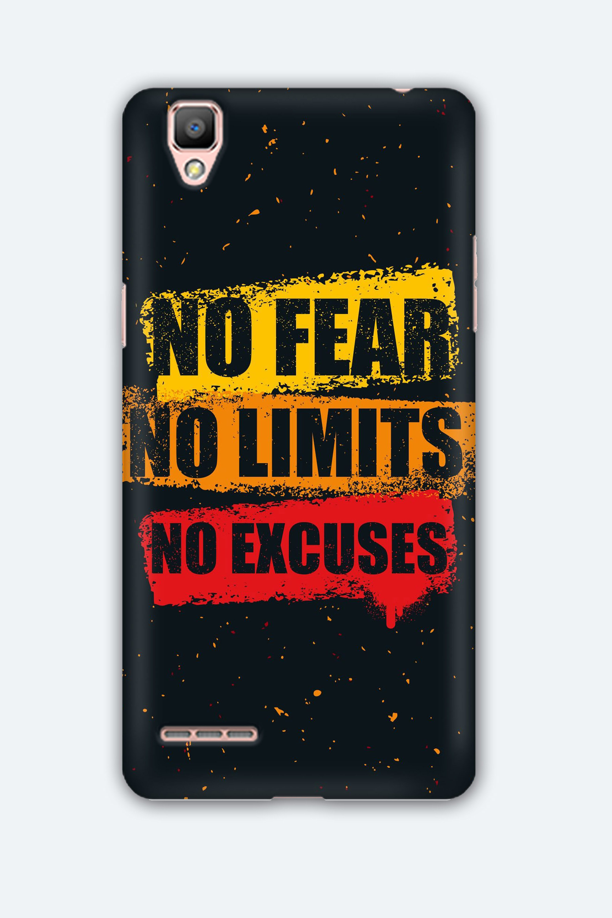 No Fear No Limits No Excuses - Oppo F1 Plus Cover