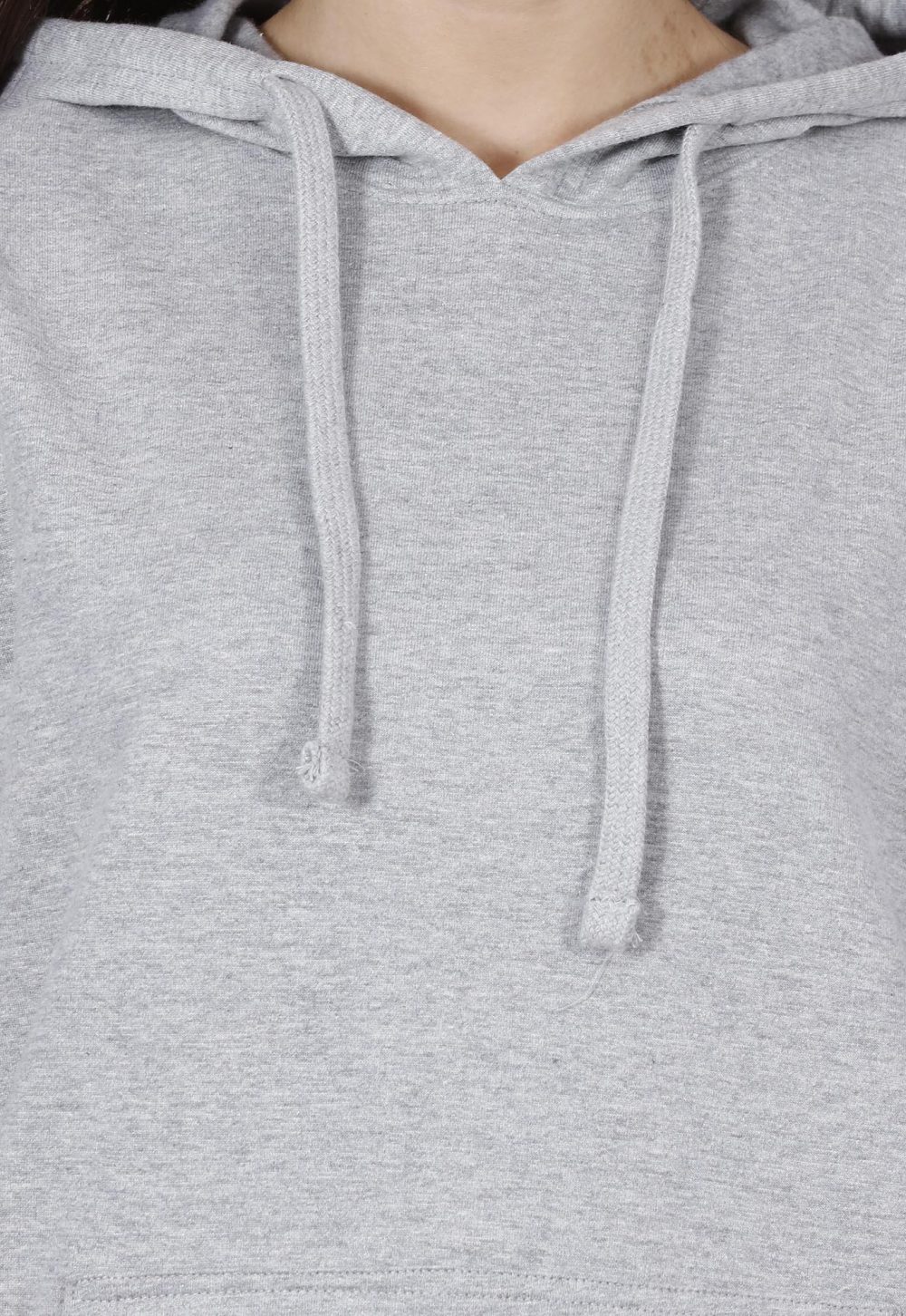 Women's Grey Hoodie Sweatshirt
