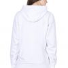 Womens White Hoodie Sweatshirt
