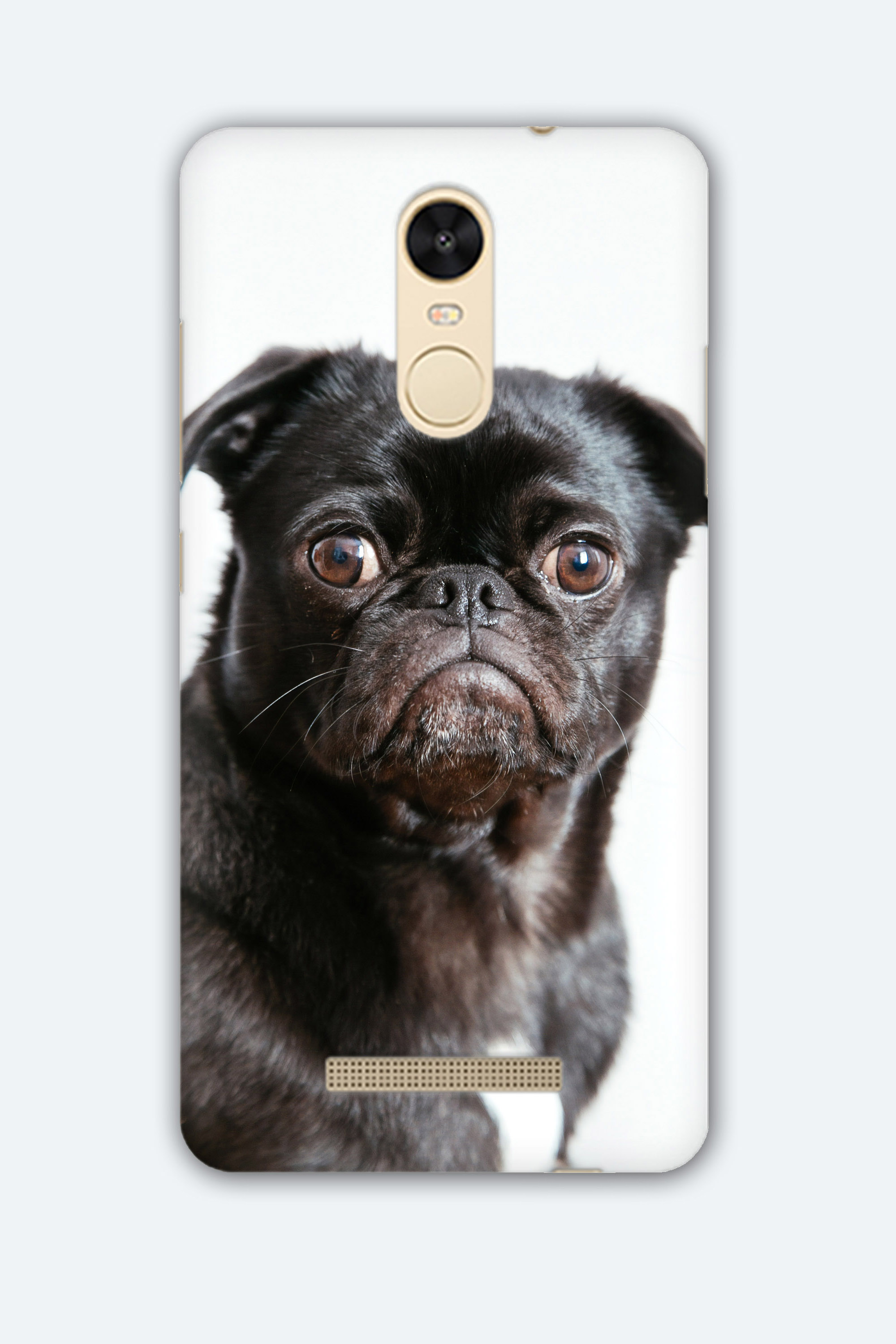 Black pug -  Xiaomi REDMI Note 3 Mobile Cover