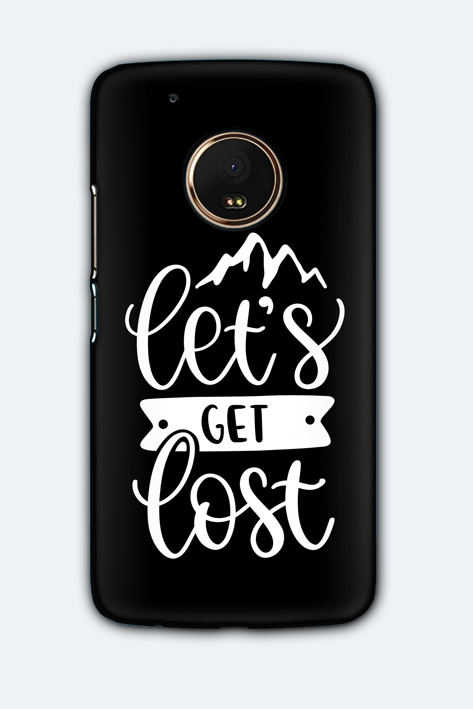 Lets Get Lost Dark - Moto G5 Plus Mobile Cover