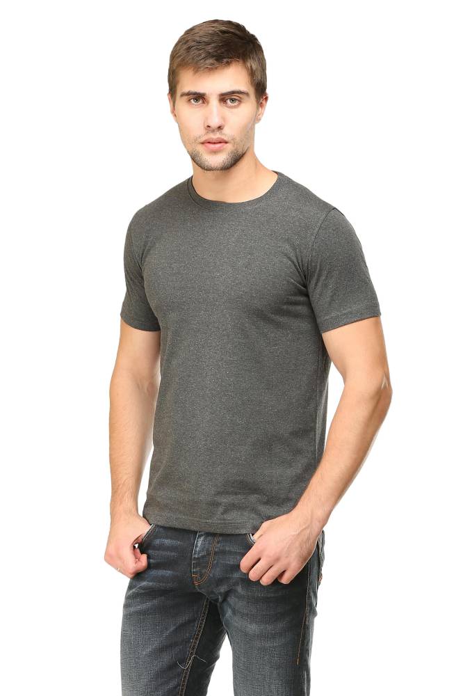 Men's Charcoal melange T-shirt