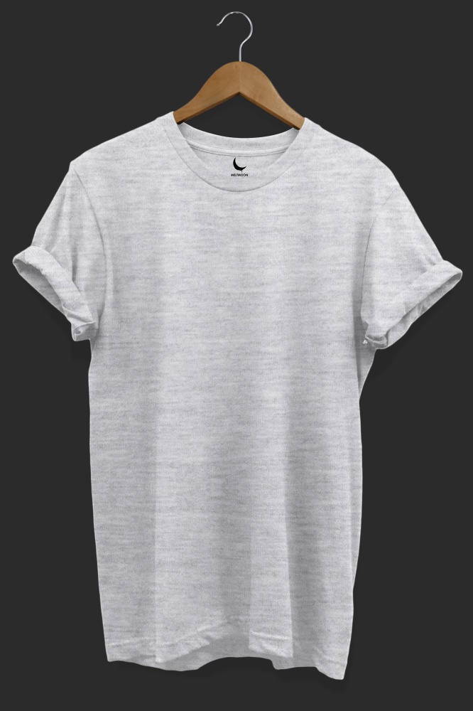 Grey Melange Unisex Tshirt Meltmoon