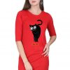 Pure Luck Red Tshirt Dress