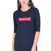 Supercool printed Navy Tshirt Dress
