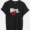 Mrs Black Couple Tshirt