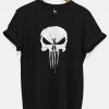 Punisher Black Printed Tshirt