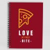 Love at First Bite - Printed Notepad - A5 Size