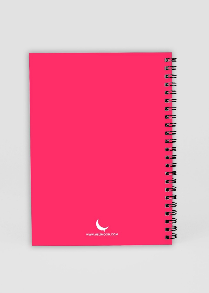 cute little monster notebook