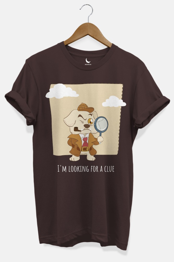 Detective doggy Plain Tshirt