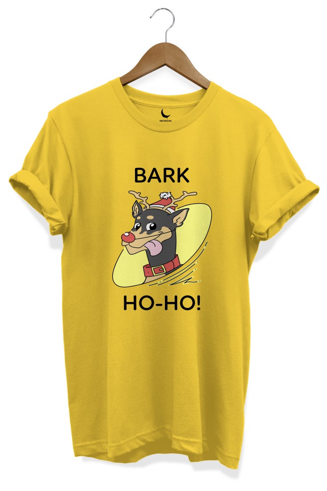 Bark ho ho printed tee shirt