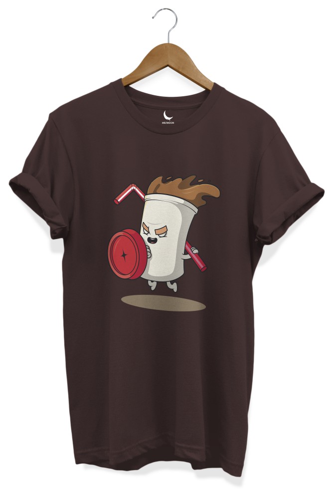 Coffee Warior Printed Tshirt