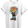 Cool Cat Style Printed Tee for cat lovers