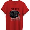 Pug lIfe printed tee